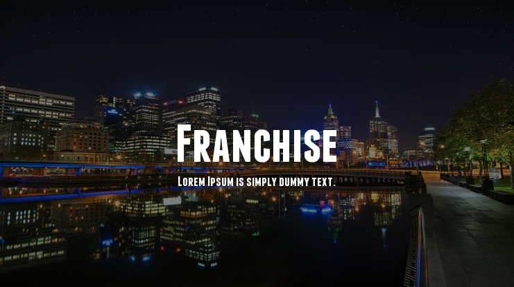 Franchise Font