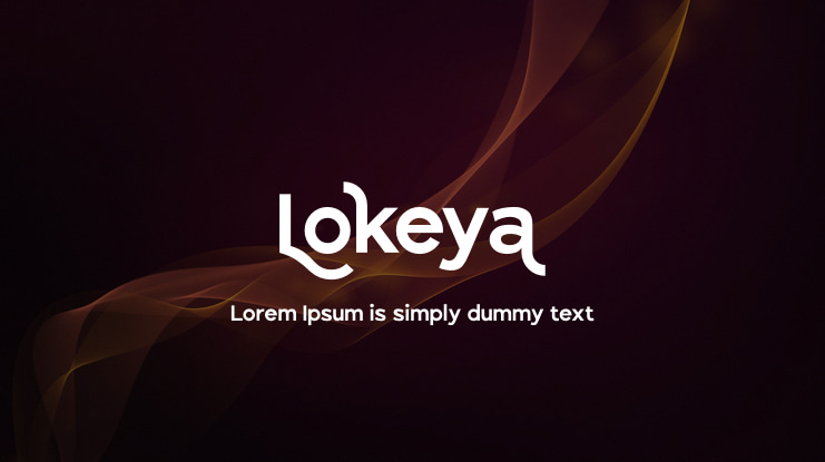 Lokeya Font Family