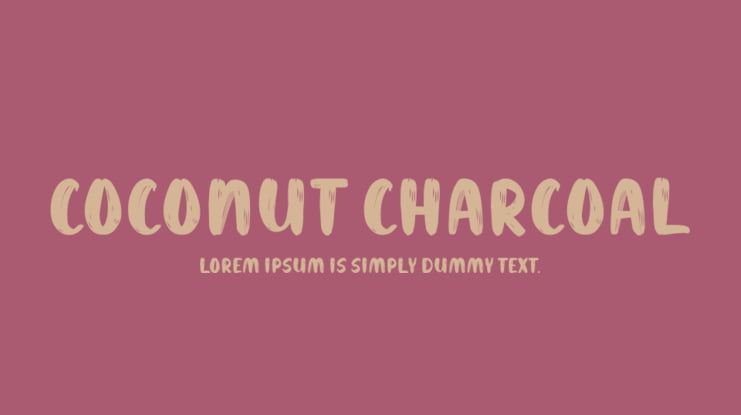 Coconut Charcoal Font