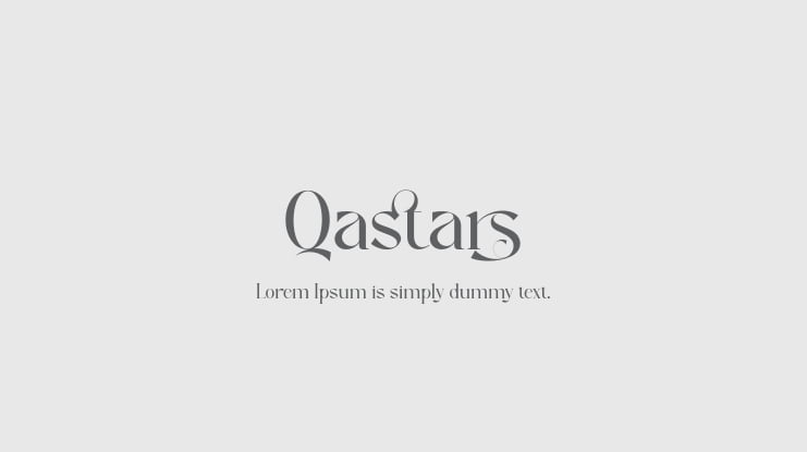 Qastars Font