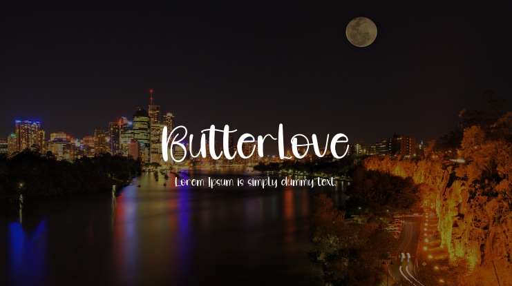Butterlove Font