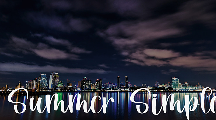 Summer Simple Font