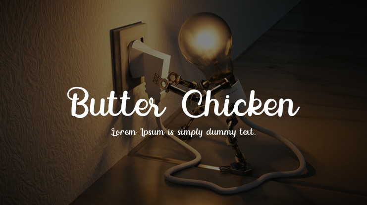 Butter Chicken Font