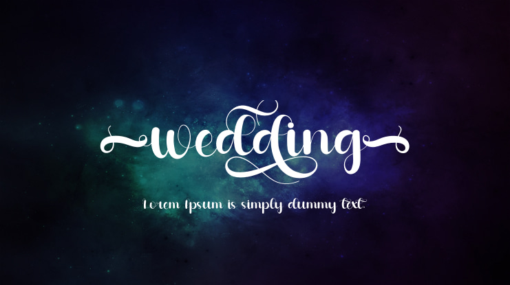 Wedding Font
