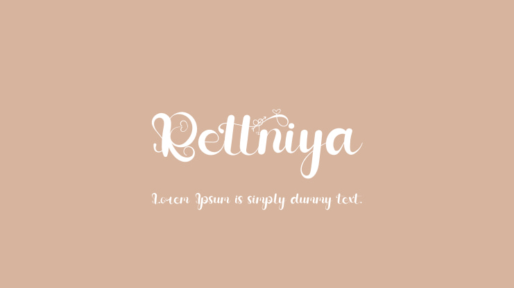 Rettniya Font