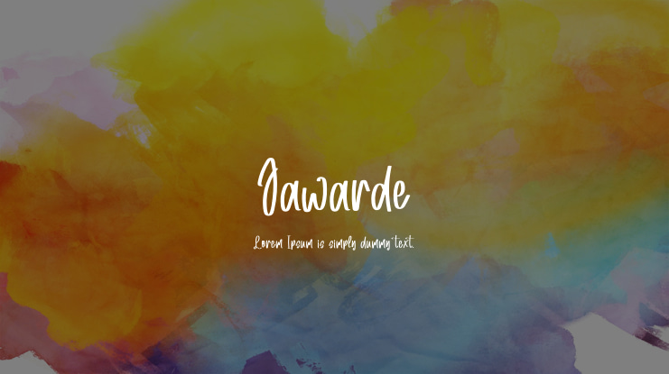 Jawarde Font