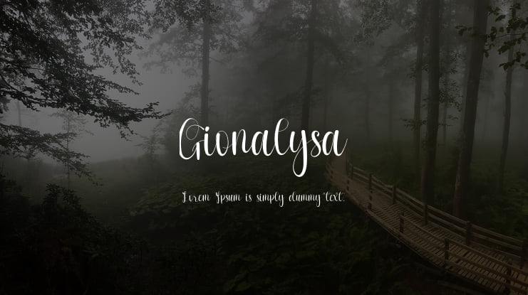 Gionalysa Font