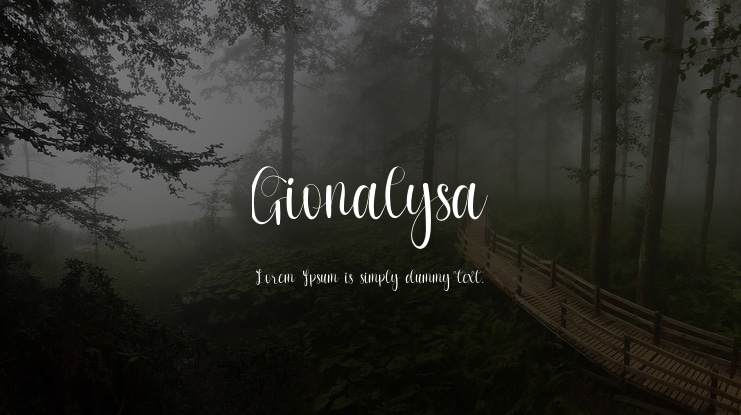 Gionalysa Font