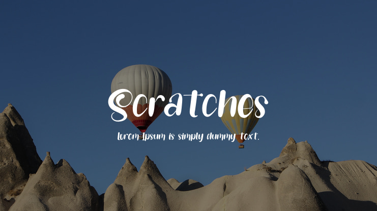 Scratches Font