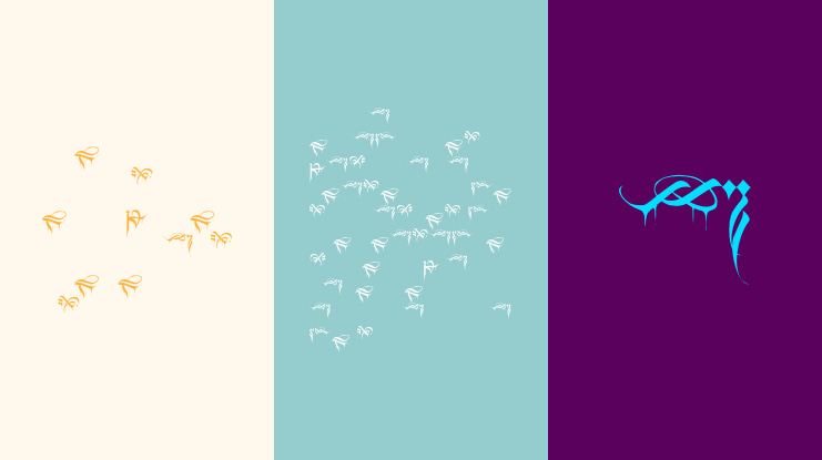 Black Blood Ornament Font Family