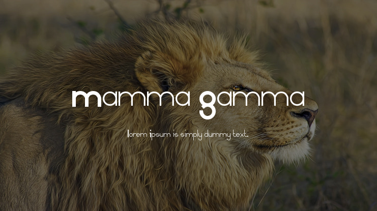Mamma Gamma Font