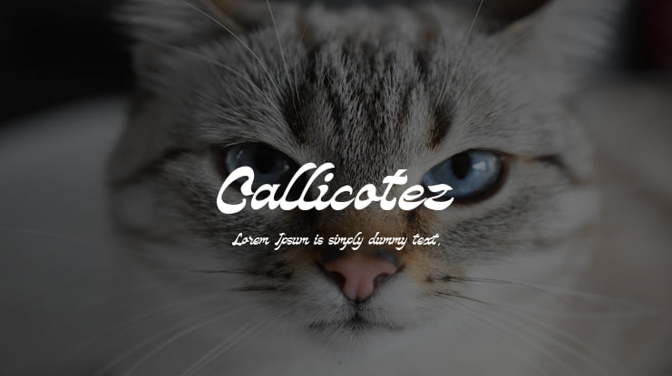 Callicotez Font