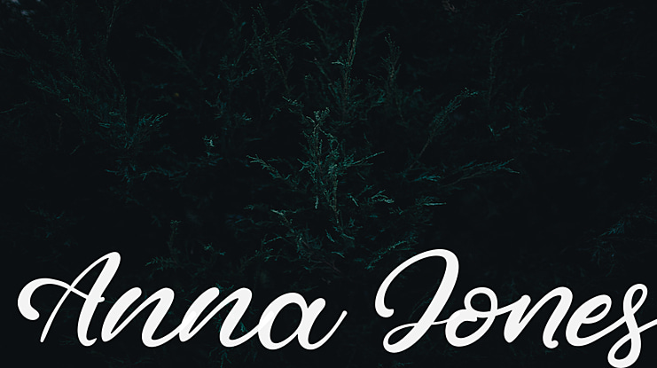 Anna Jones Font