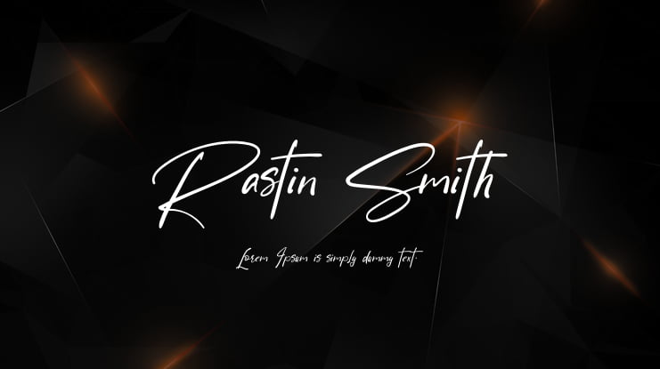 Rastin Smith Font