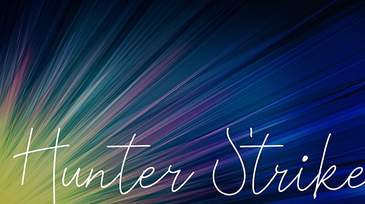 Hunter Strike Font