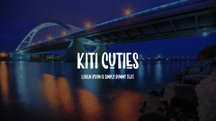 Kiti Cuties Font