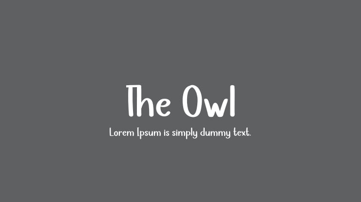 The Owl Font