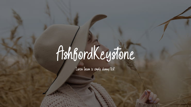 AshfordKeystone Font