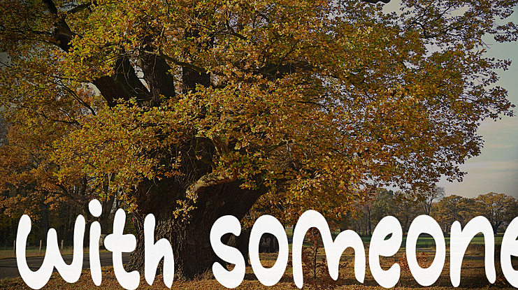 With Someone Font