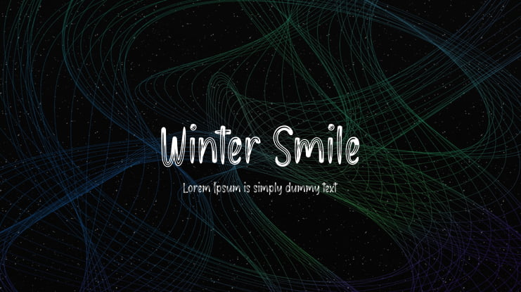 Winter Smile Font