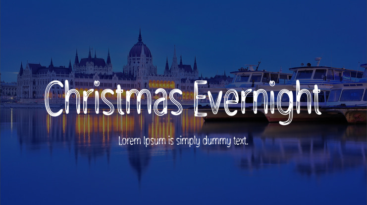Christmas Evernight Font