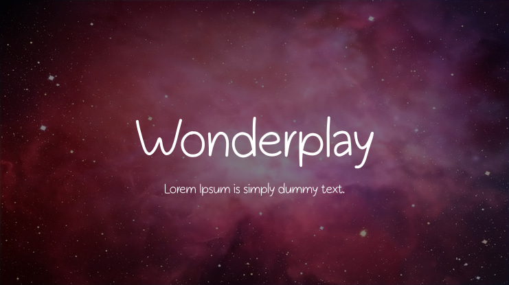 Wonderplay Font