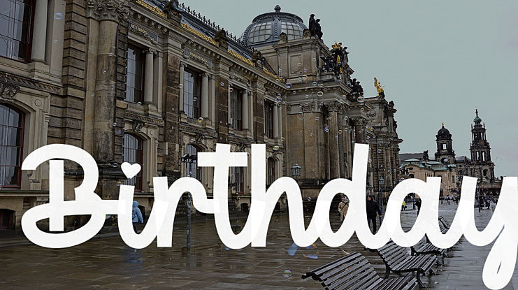 Birthday Font Family