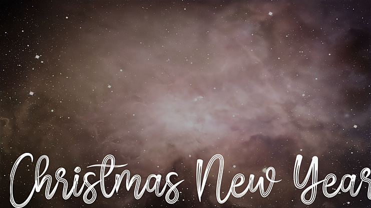 Christmas New Year Font