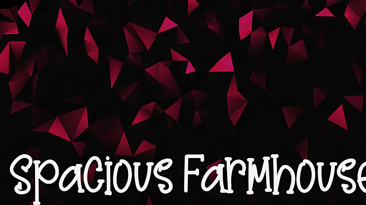 Spacious Farmhouse Font