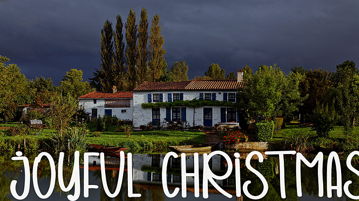 Joyful  Christmas Font