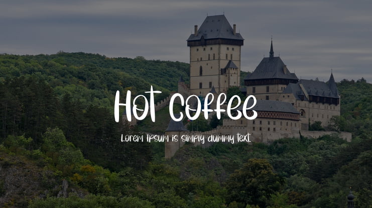 Hot Coffee Font
