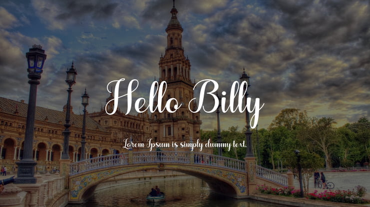 Hello Billy Font