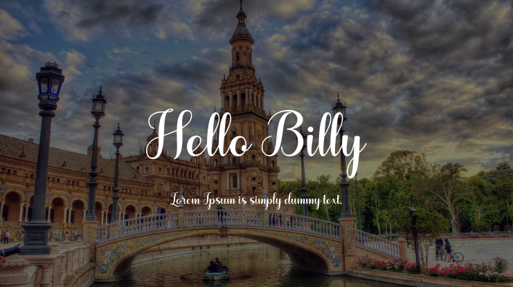 Hello Billy Font