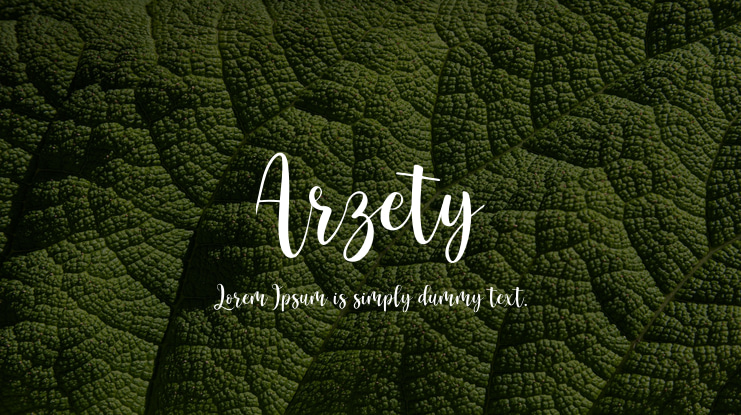 Arzety Font