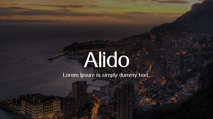 Alido Font