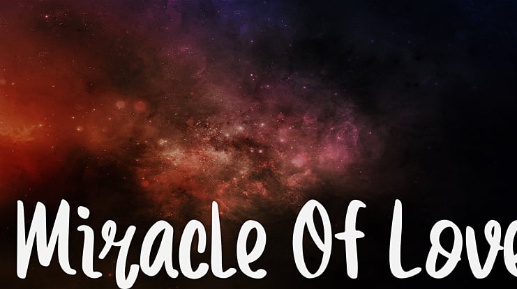 Miracle Of Love Font