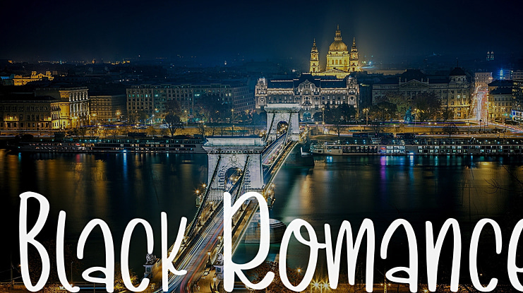 Black Romance Font