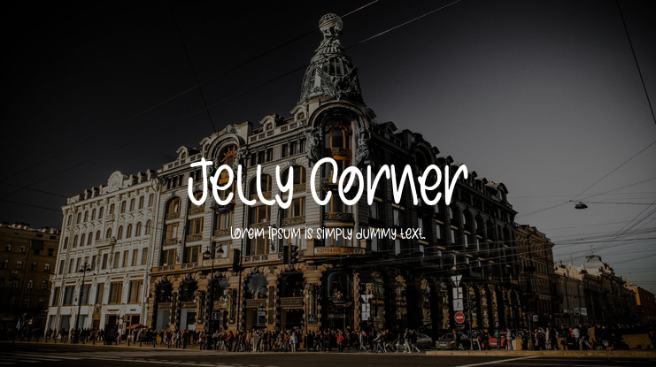 Jelly Corner Font