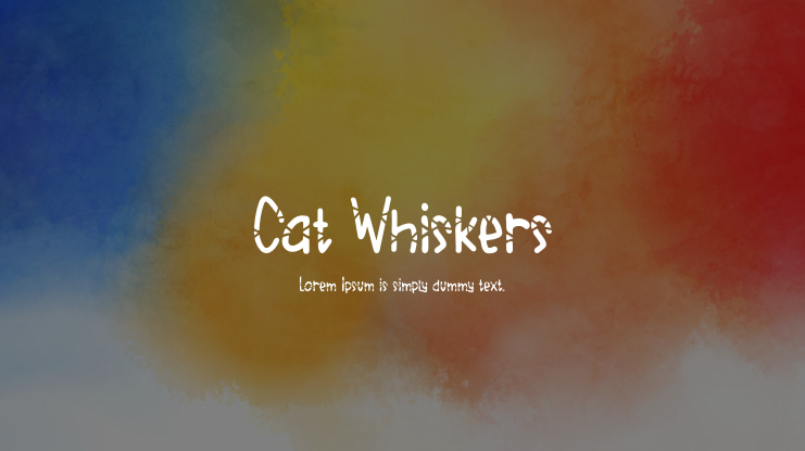 Cat Whiskers Font