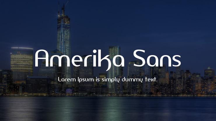 Amerika Sans Font