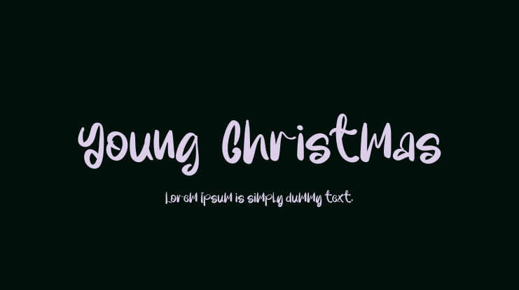 Young  Christmas Font