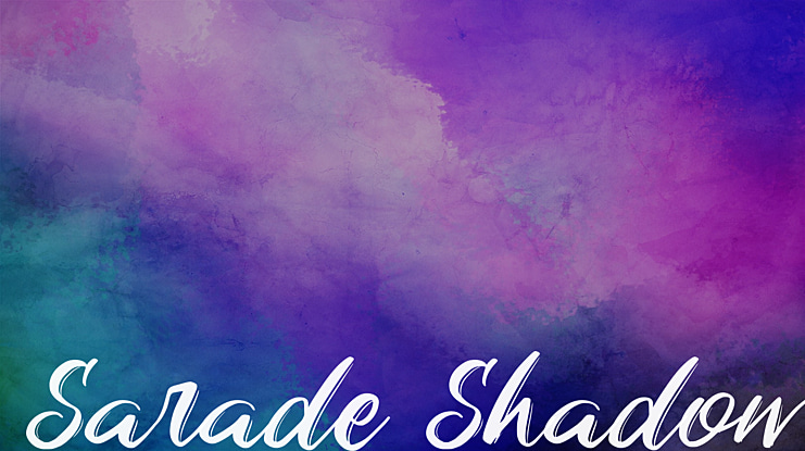 Sarade Shadow Font