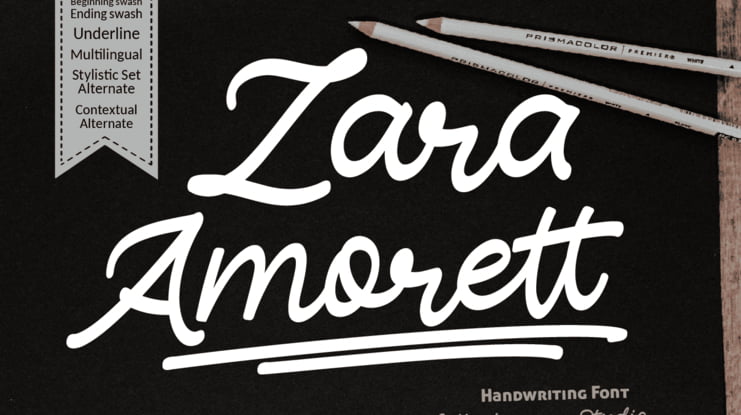 Zara Amorett Free Font