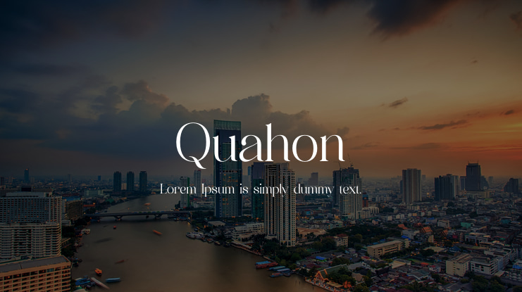 Quahon Font