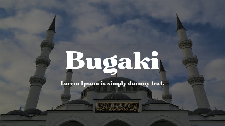 Bugaki Font Family