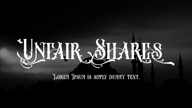 Unfair Shares Font