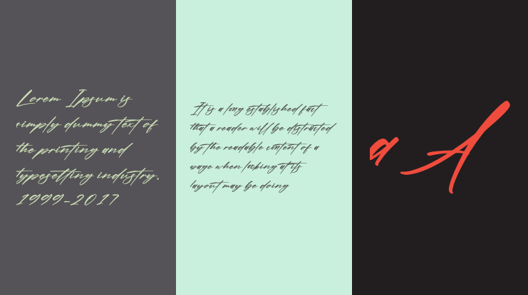 Randelion Signate Font