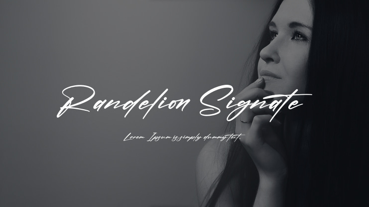 Randelion Signate Font