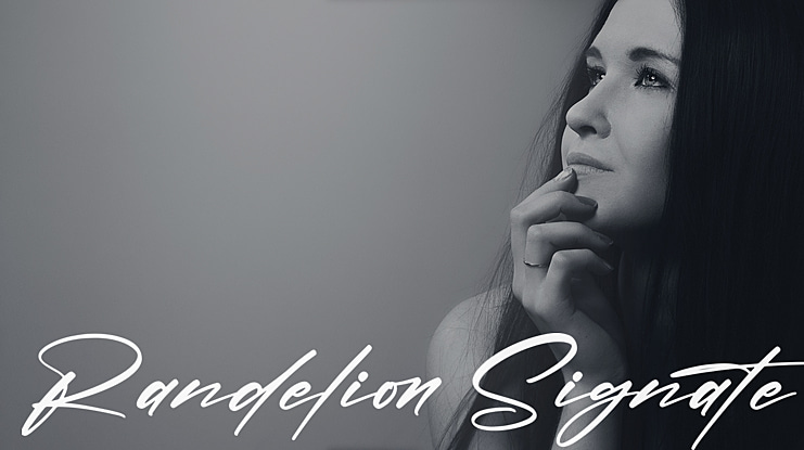 Randelion Signate Font