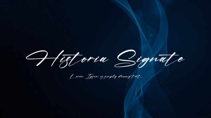 Historia Signate Font